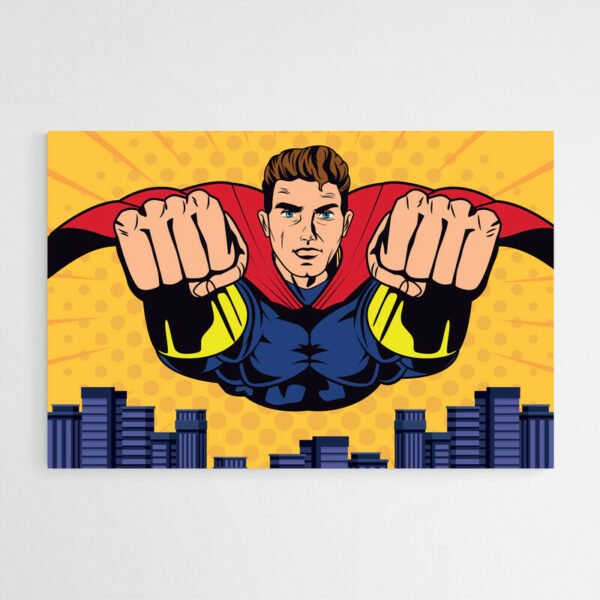 Cuadro Pop Art Superhéroe