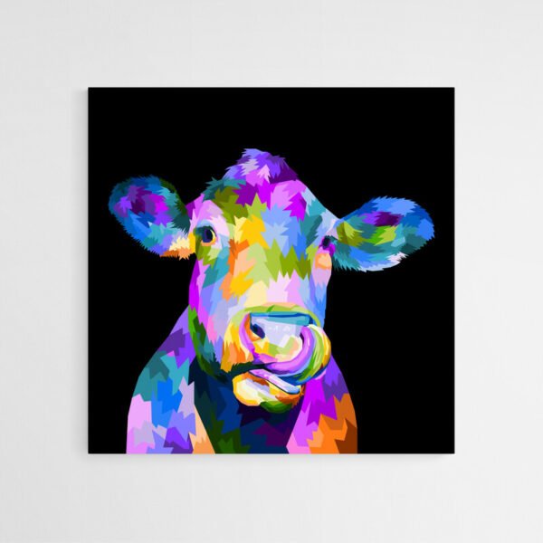 Cuadro Vaca Pop Art