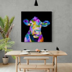 Cuadro Vaca Pop Art