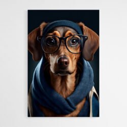 Cuadro Perro Divertido
