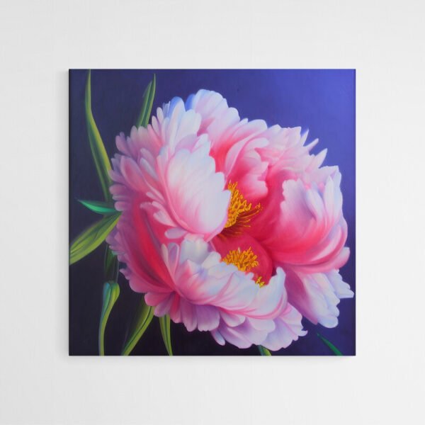 Cuadro Pintura Peonía
