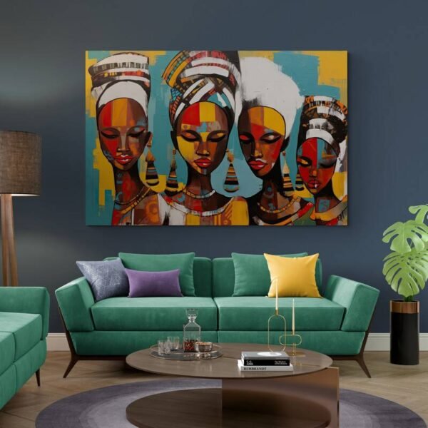 Cuadro Africano Moderno