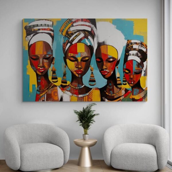 Cuadro Africano Moderno