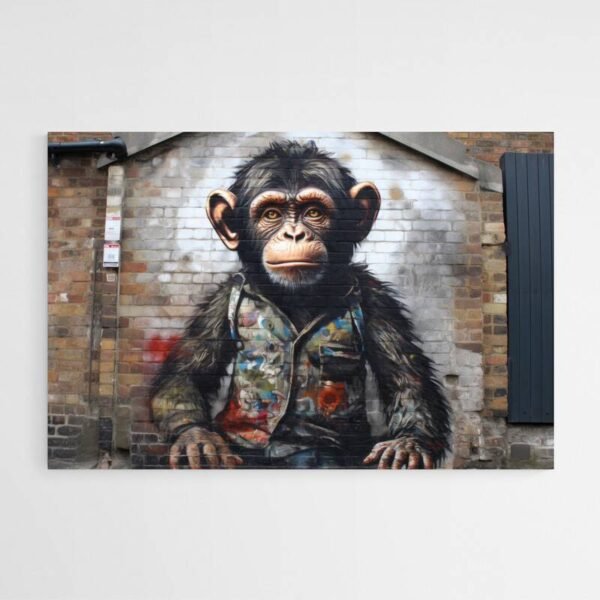 Cuadro Mono Street Art