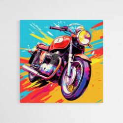 Cuadro Pop Art Moto