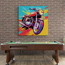Cuadro Pop Art Moto