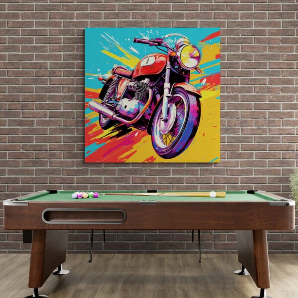 Cuadro Pop Art Moto
