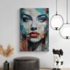 Cuadro Pintura Mujer Moderna