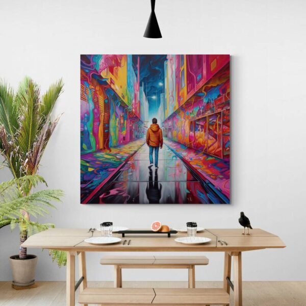 Cuadro Multicolor Street Art