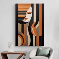 Cuadro Abstracto Rostro Mujer