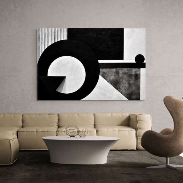 Cuadro Blanco y Negro Diseño