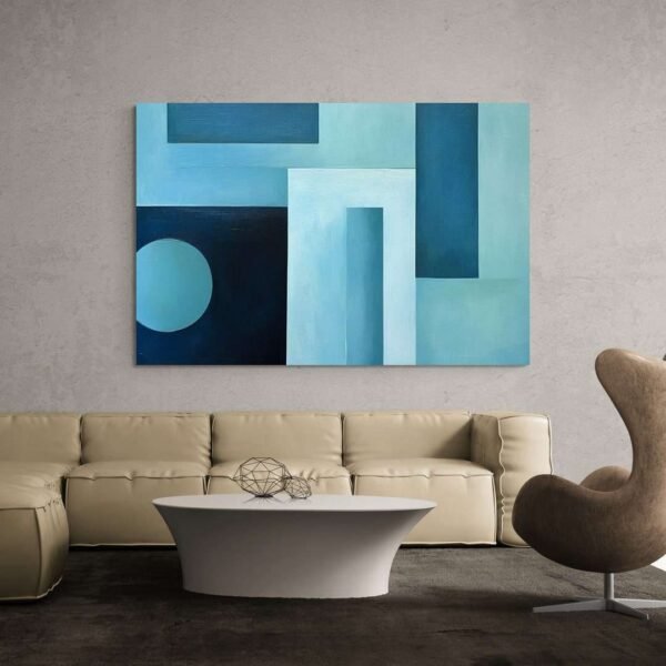 Cuadro Decoración Azul