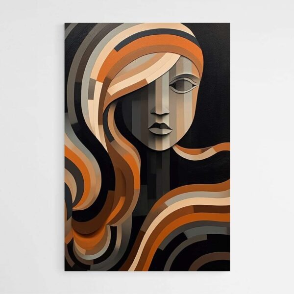 Cuadro Rostro Mujer Abstracto