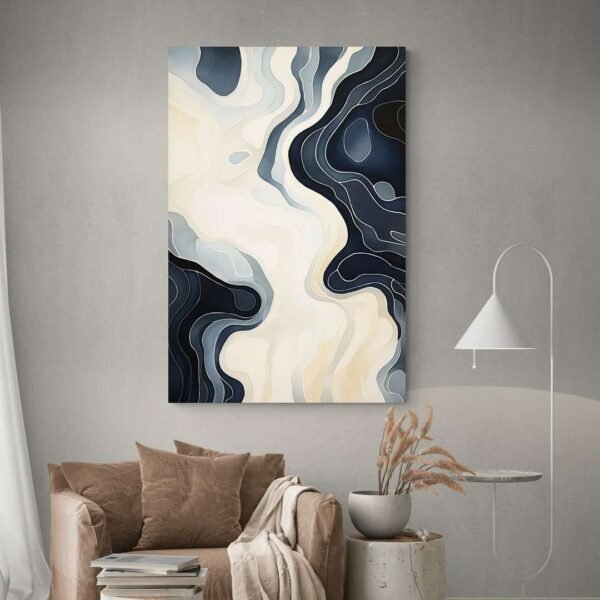 Cuadro Azul y Gris