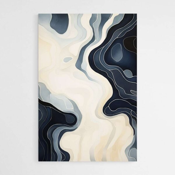 Cuadro Azul y Gris