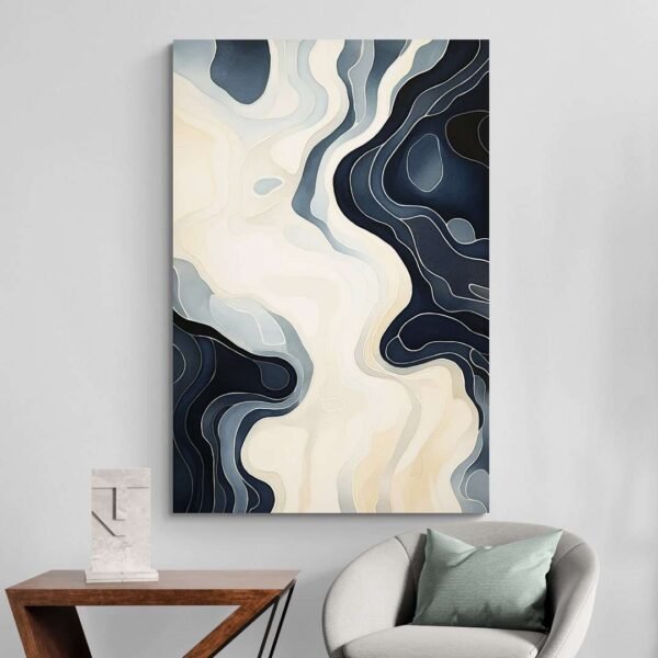 Cuadro Azul y Gris