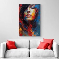 Cuadro Rostro Mujer Moderno