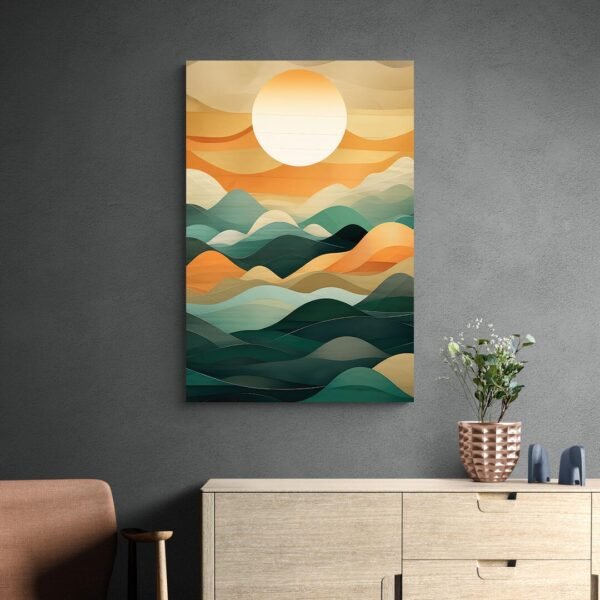 Cuadro Pintura Moderno Paisaje