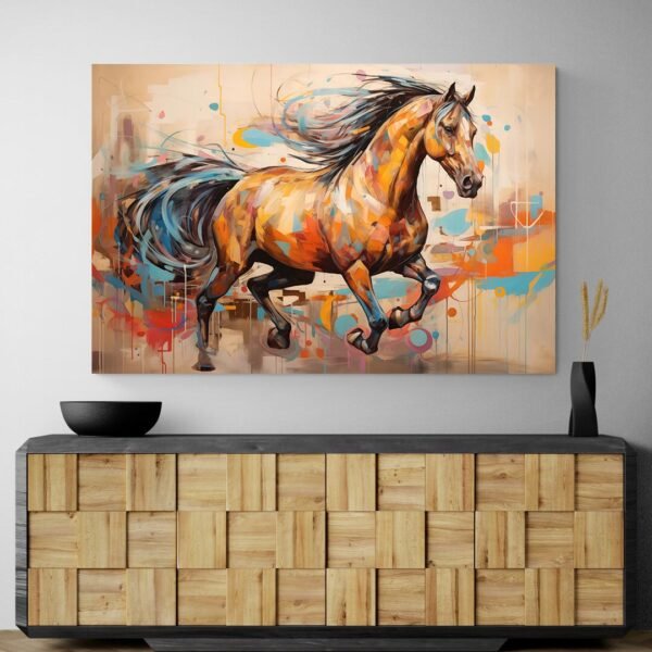 Cuadro Caballo Pintura Contemporánea